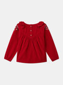 Red BLOUSE LALETTE / 24H2PFR1CHEF505