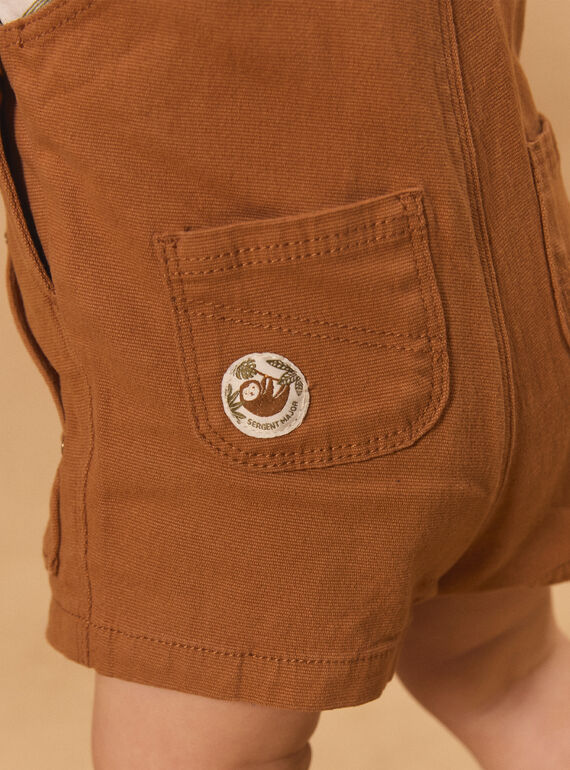 Brown SHORT DUNGAREES MAOMAR / 25E1BGO1SAC802