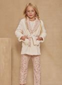 Beige robe in synthetic fur GRUDUETTE / 23H5PF21RDC080