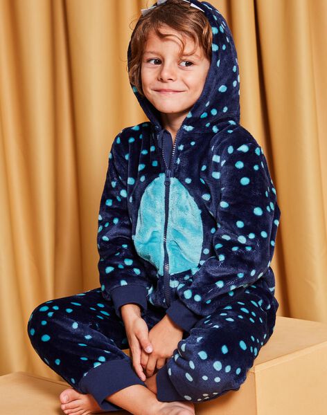 Hooded pajama set in synthetic fur DOUAGE / 22H5PGW4D4F070
