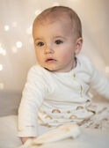 Baby boy's rainbow and hedgehog fleece romper and hat CEFABRICE / 22E5BG44GRE002