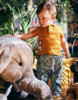 Baby boy jungle print comfort pants CAKIMOU / 22E1BG91PAN009