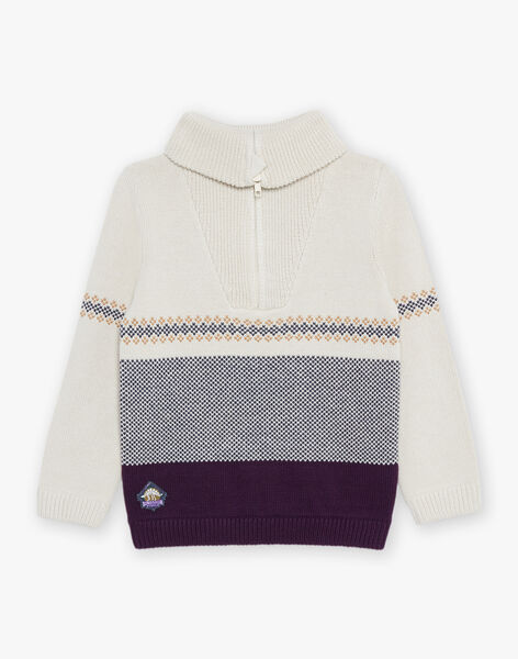Long sleeve jacquard sweater DOBAGE / 22H3PGU1PUL811