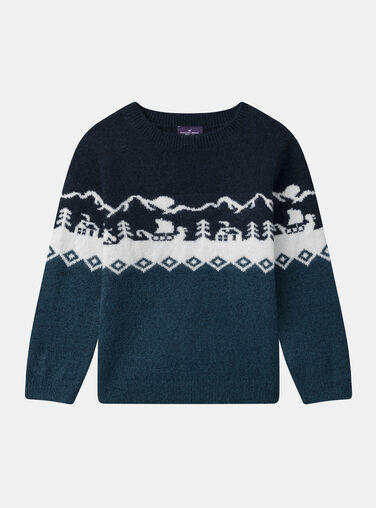 Navy PULLOVER NLULANDAGE / 25H3PGX1PUL705