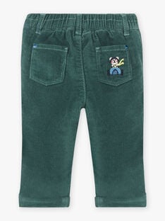 Baby boy's fir tree green pants BAPETER / 21H1BGM1PAN060