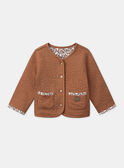 Light brown CARDIGAN LAENORA / 24H1BFK2CAR809