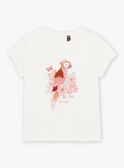 Off white t-shirt with parrot print FITECHETTE / 23E2PFD1TMC001