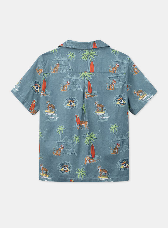 Blue SHIRT KROCHEMAGE / 24E3PGE1CHMC200