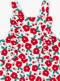 Baby girl floral print overalls BAAGATHE / 21H1BF11SAL001