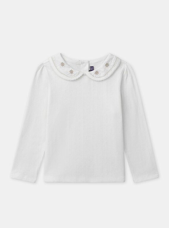 Off white TEE SHIRT LS NREBRIETTE / 25H2PFY1TML009