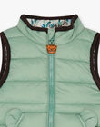 Baby girl's reversible tiger and bear sleeveless jacket CIEDDY / 22E1BGG1GSMG624