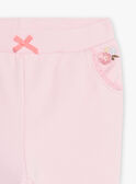 Baby girl pink barbapapa jogging bottoms CADALICE / 22E1BFB1JGBD315