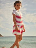 Embroidered Striped Sailor Dress KEROBETTE / 24E2PF41ROB001