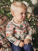 Ecru Christmas sweater GAUGENE / 23H1BGS1PULA001