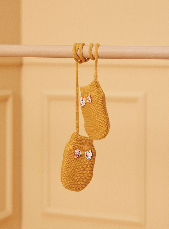 Yellow GLOVES & MITTENS LIOMBELINE / 24H4BF72GAN107