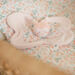 Velvet butterfly comforter with floral print birth girl