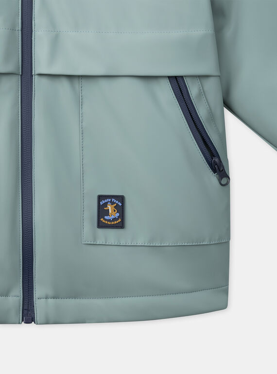 Greyish blue RAINCOAT NINIRAGE / 25H3PGE1IMP205