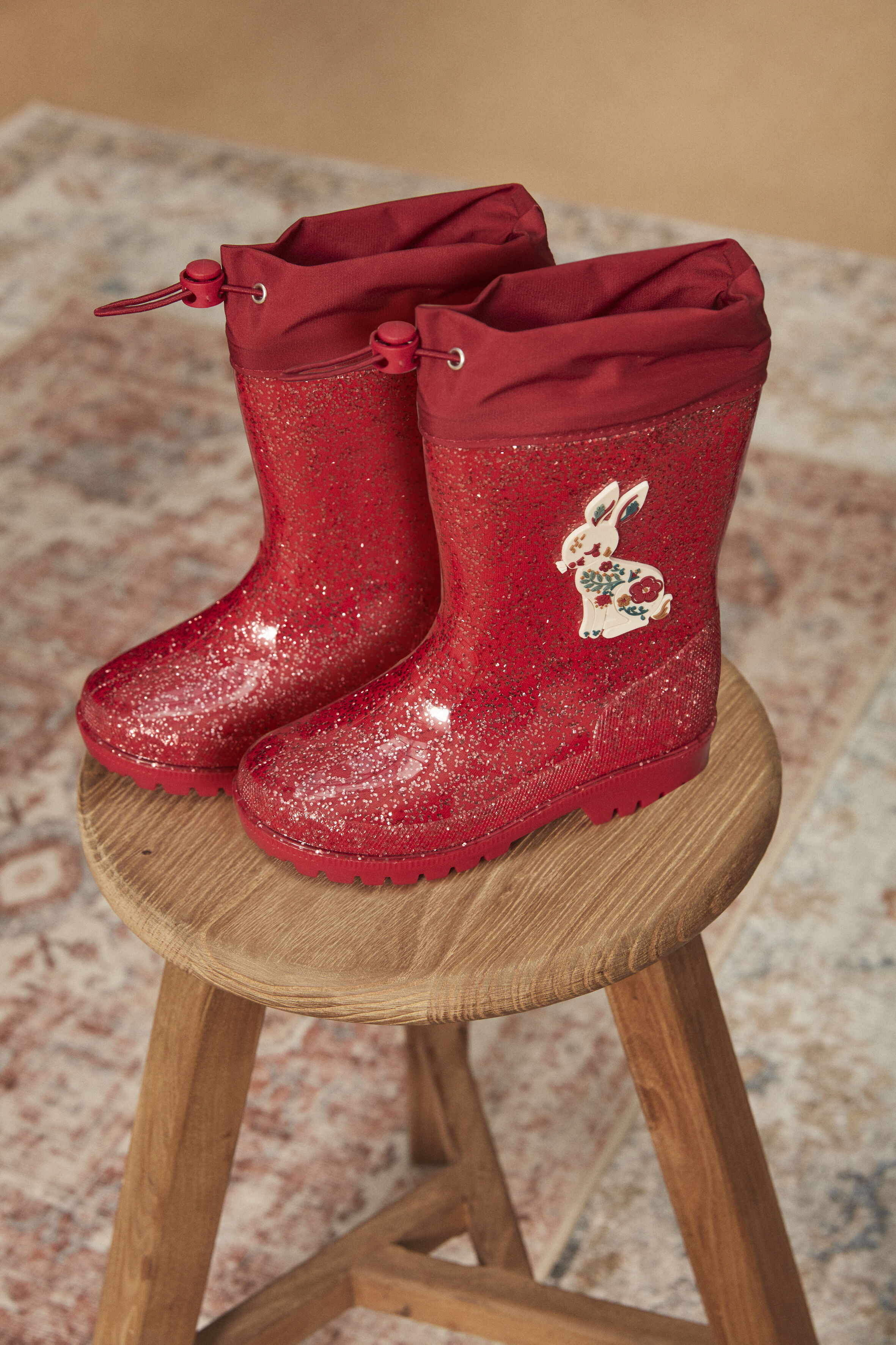 Glitter rain boots on sale