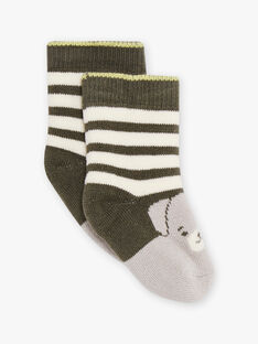 Baby boy puppy striped socks CACOME / 22E4BGB2SOQ604