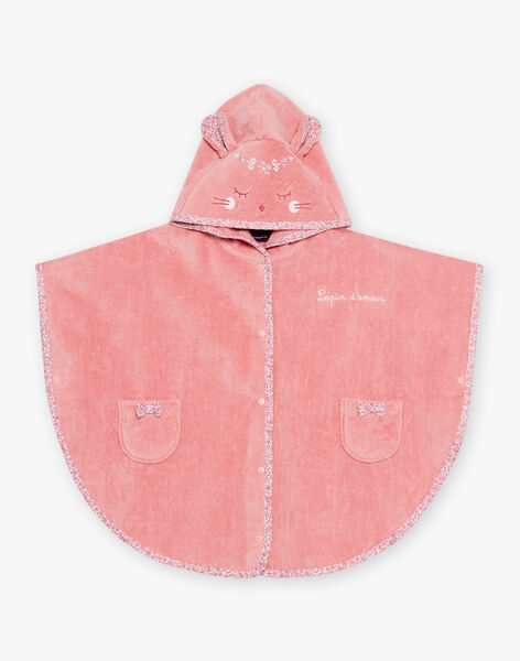 Plain pink bathing cap with bunny head hood DEBARBARA / 22H5BF21CDB303