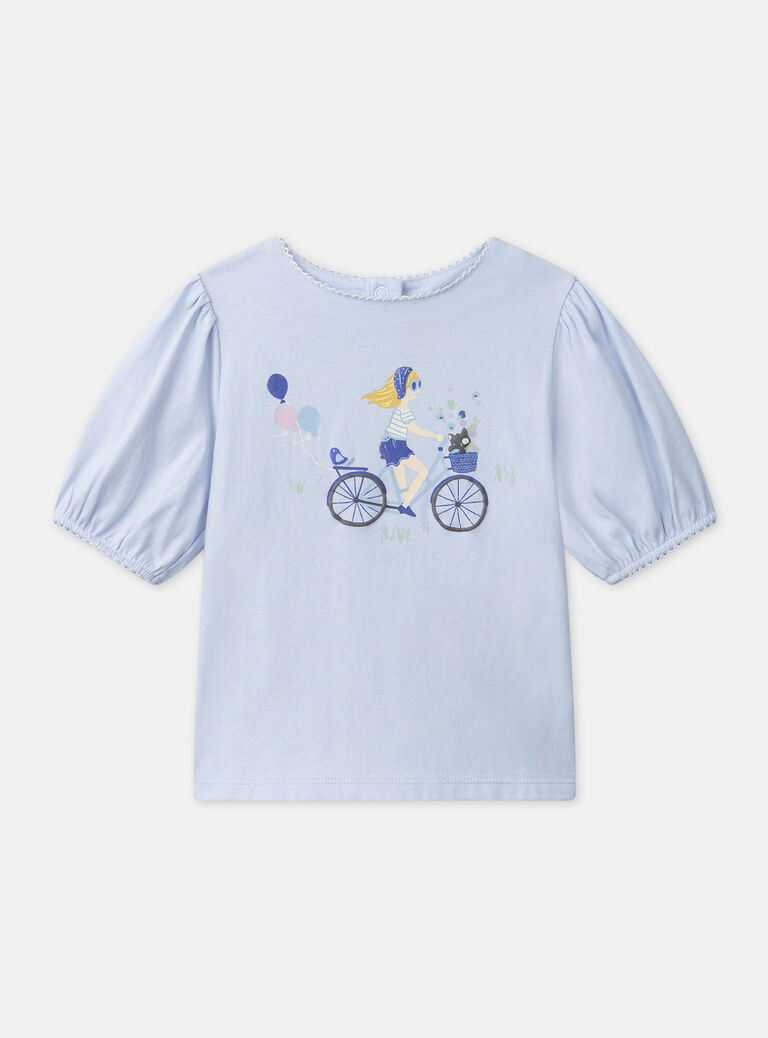 Blue sky TEE SHIRT SS MEPIAFETTE / 25E2PF81TMC020