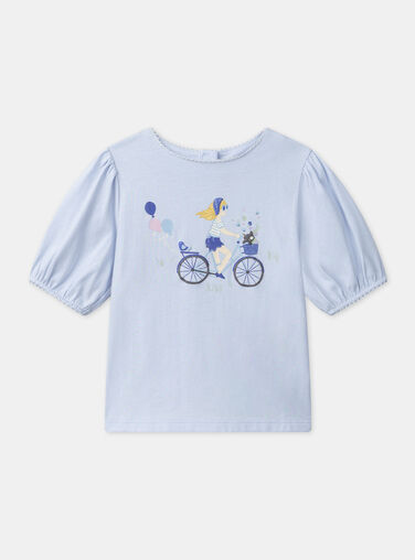 Blue sky TEE SHIRT SS MEPIAFETTE / 25E2PF81TMC020