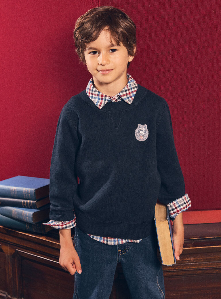 Navy PULLOVER NOSSAGE / 25H3PGP1PUL705