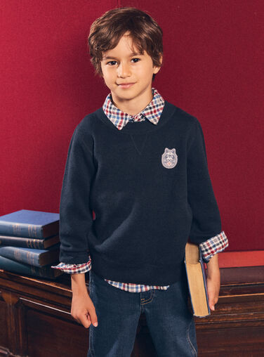 Navy PULLOVER NOSSAGE / 25H3PGP1PUL705