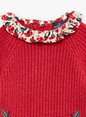 Red poppy sweater GAOSIRIS / 23H1BFQ1PULF505