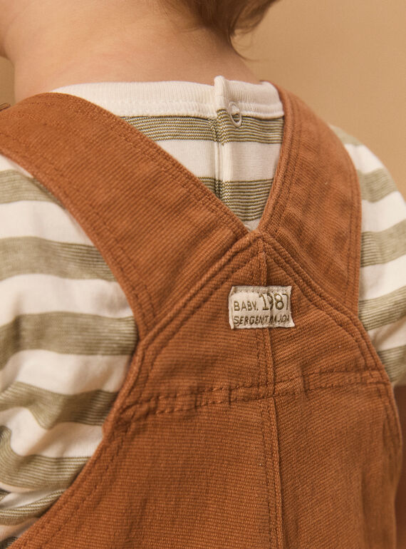 Brown SHORT DUNGAREES MAOMAR / 25E1BGO1SAC802