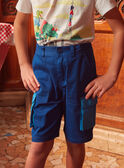 Blue cargo shorts KLAMASAGE / 24E3PGN2BERC226