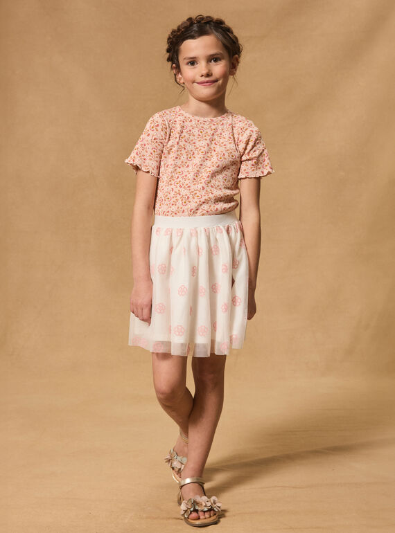 Peach TEE SHIRT SS MIXETTE 2 / 25E2PF51TMC311