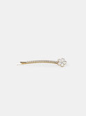 Light gold HAIRCLIP MORUBETTE / 25E4PFM8BRTK008