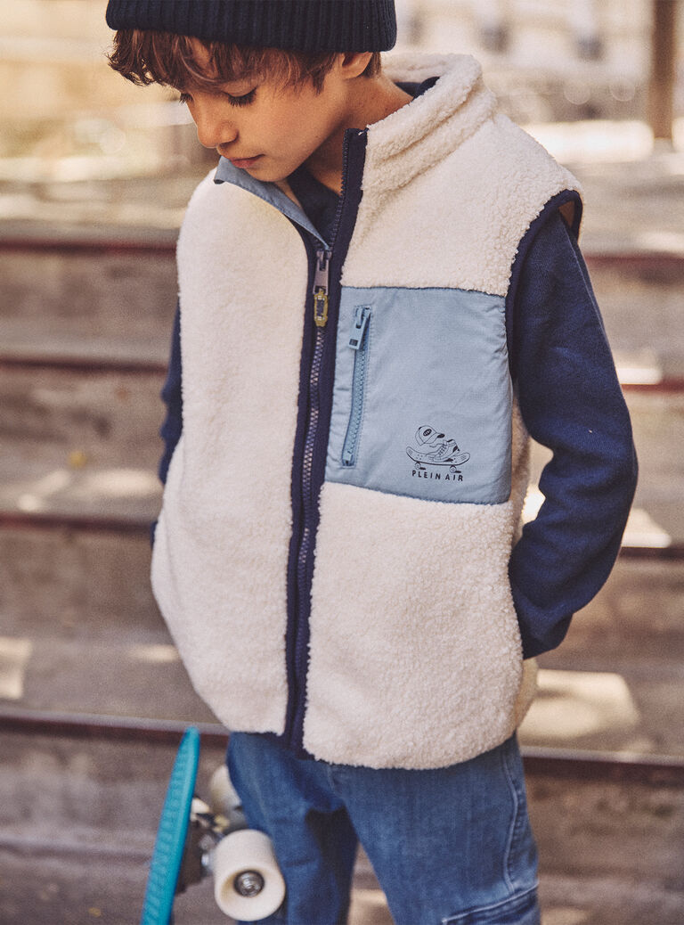 Off white SLEEVELESS JACKET NUSHERPAGE / 25H3PGQ1GTV009