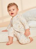 Beige jungle print sleep suit FEDORIAN / 23E5BG25GREA011