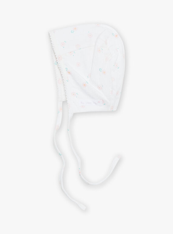 White flower print dress and baby crush FOLINA / 23E0CFT1ROB000