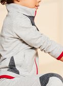 Mouse grey embroidered M jogging top  FRITOPAGE / 23E3PGJ1JGH943
