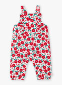 Baby girl floral print overalls BAAGATHE / 21H1BF11SAL001