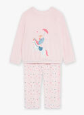 Pink velvet pyjamas GRUPAPETTE / 23H5PF14PYJD308