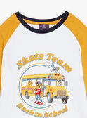 White school bus T-shirt GIBUAGE / 23H3PG93TML001