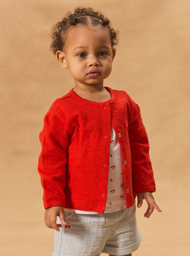 Red CARDIGAN MAURINE / 25E1BFQ1CAR050