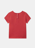 Red TEE SHIRT SS MOTISHETTE / 25E2PFJ2TMCF507