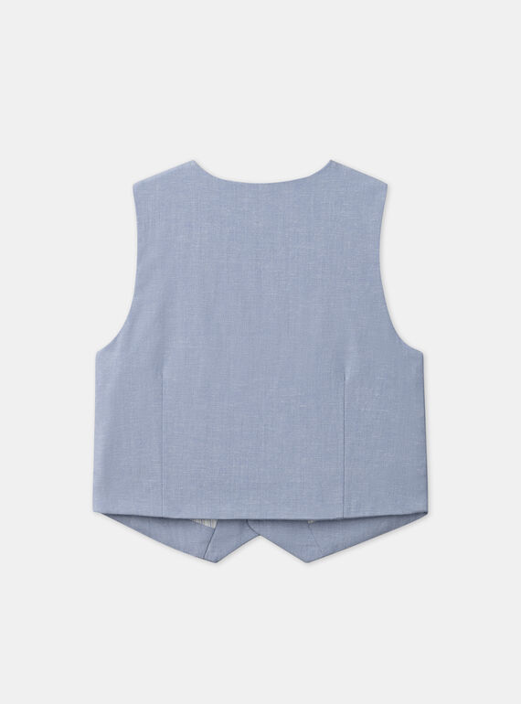 Water blue WAISTCOAT MREGILAGE / 25E3PGL2GSM213