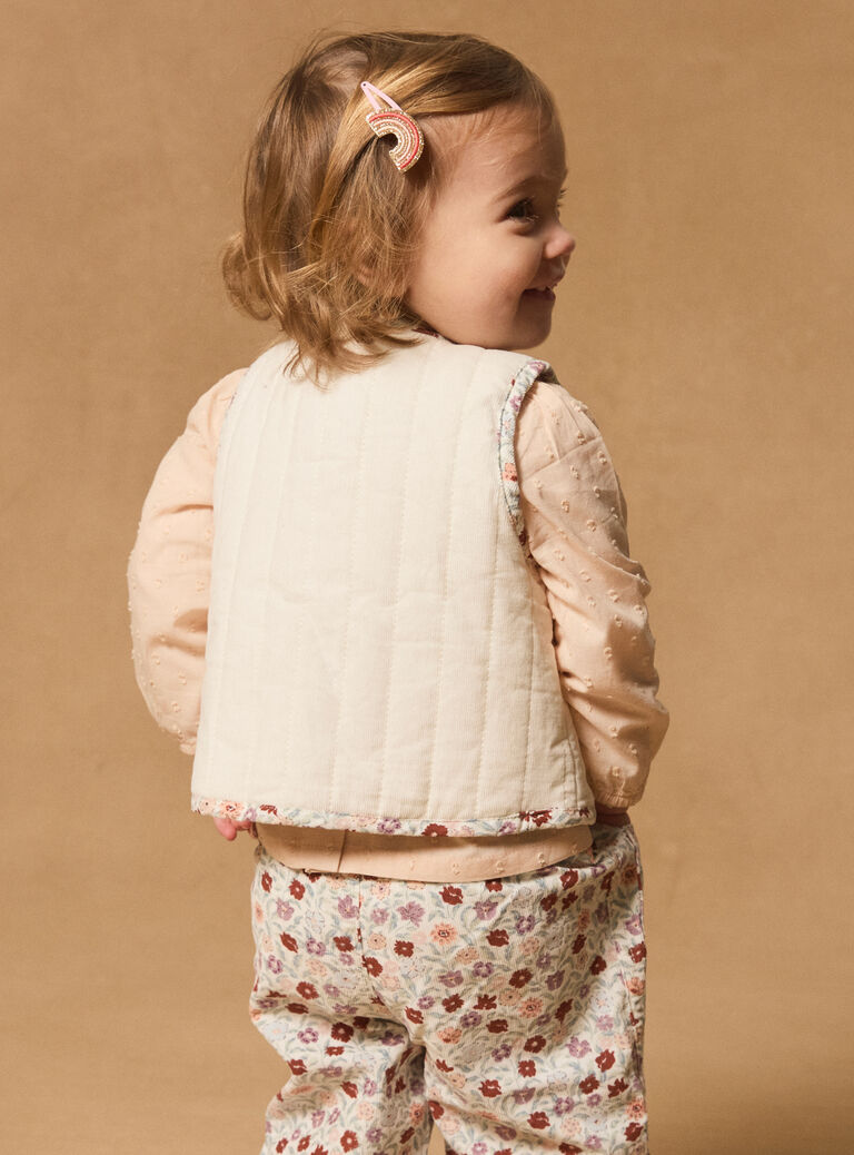 Off white CARDIGAN WHITHOUT SLEEVES Off white CARDIGAN WHITHOUT SLEEVES MABRUNE / 25E1BF71CSM001