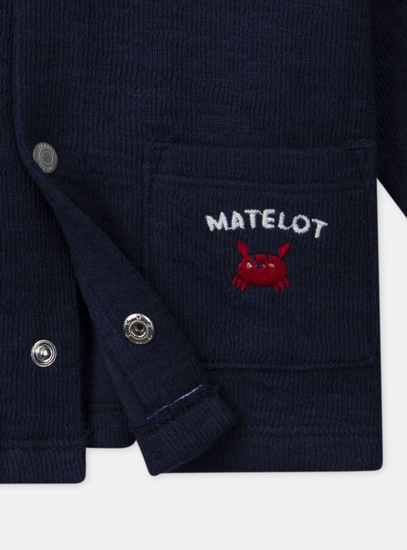 Navy KIDS CARDIGAN MAVIVIEN / 25E1BGQ1GIL070
