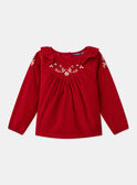 Red BLOUSE LALETTE / 24H2PFR1CHEF505