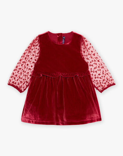 Long sleeve velvet dress DAVERA / 22H1BF61ROBF526