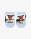 Baby boy striped socks with dog head design CAGONTRAN / 22E4BG82SOQ001