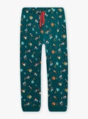 Blue pyjama set with pirate design for child boy CAPIRAGE / 22E5PG45PYJC215