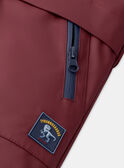 Burgundy RAINCOAT LINIDAGE / 24H3PG61IMP501